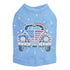 Volkswagen Red, White And Blue Rhinestone Dog Tank