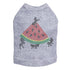 Watermelon Ants Rhinestud Dog Tank