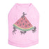 Watermelon Ants Rhinestud Dog Tank