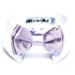 White Shirt Collar With Lilac Dog Bow Tie