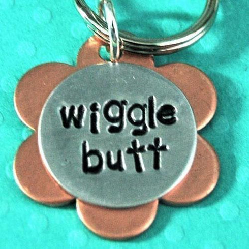 Wiggle Butt Dog ID Tag