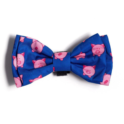 Wilbur The Pig Dog Bow Tie Large