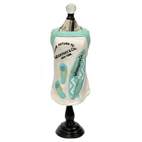 Wooffany Chevron Surfboard Dog Tank