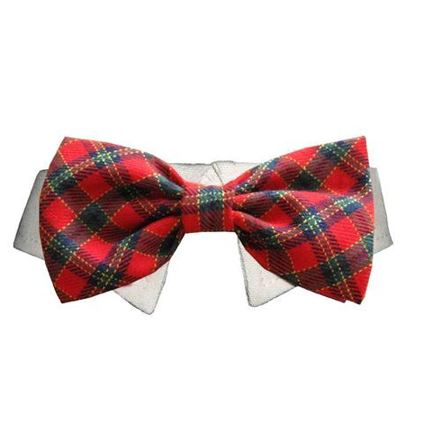 Xmas Dog Bow Tie Collar