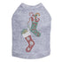 Xmas Stocking Rhinestone Dog Tank