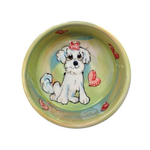 Bichon Frise 8 Dog Bowl  Bitch New York