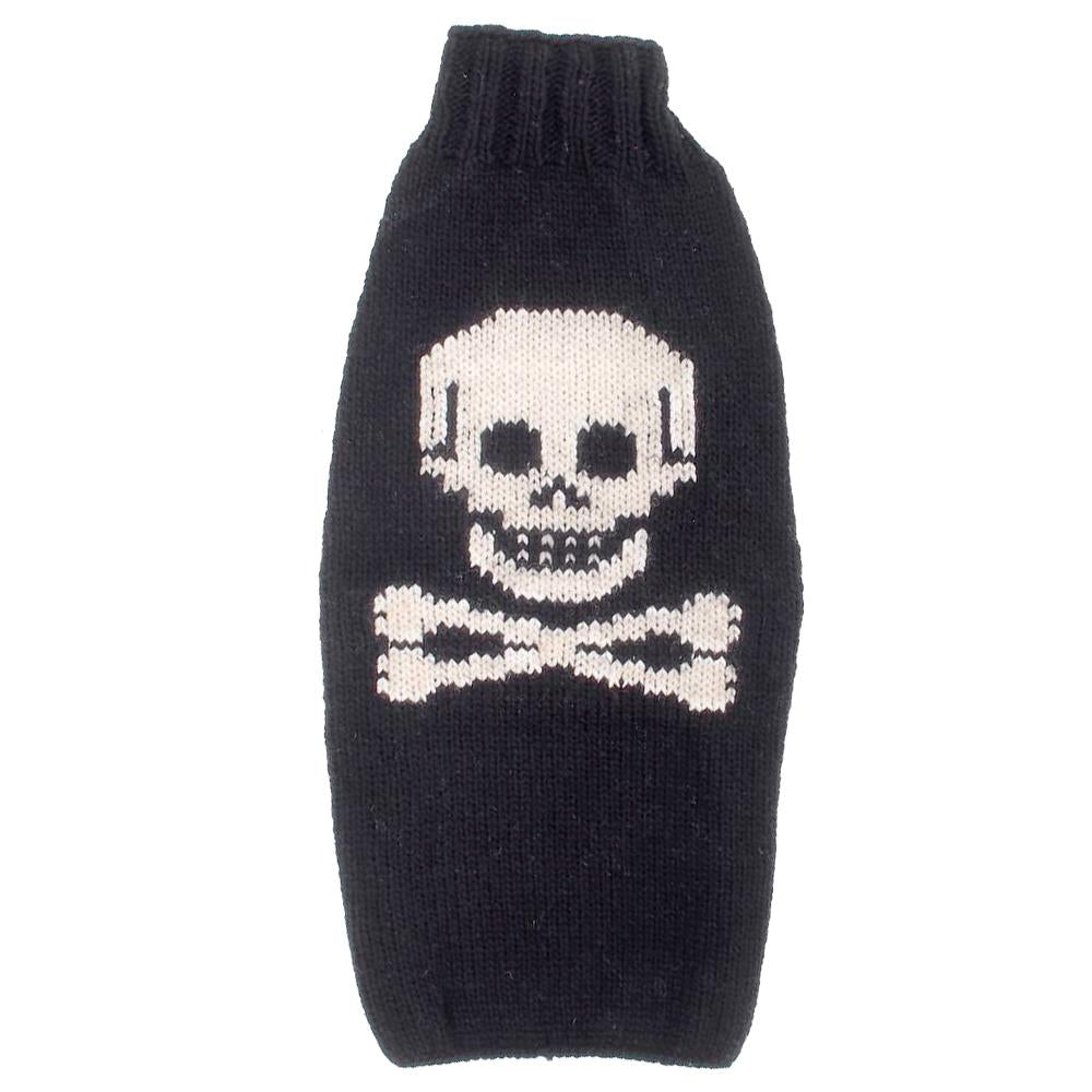 Black Skull Wool Dog Sweater – Bitch New York