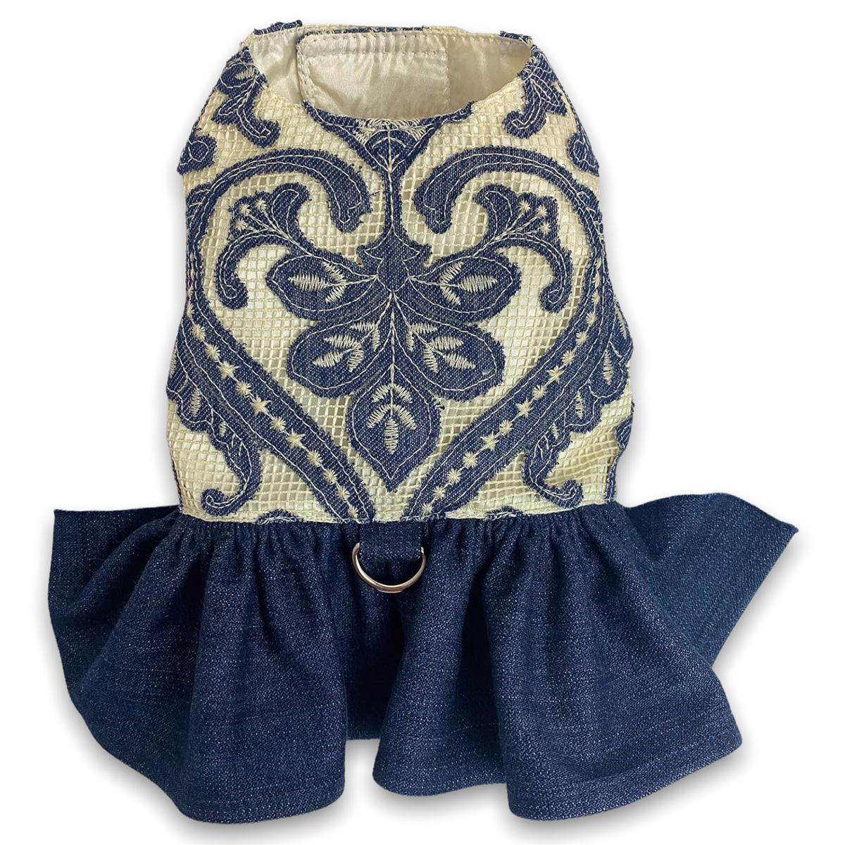 navy blue dog dress I Heart Denim Love Dog Dress – Bitch New York