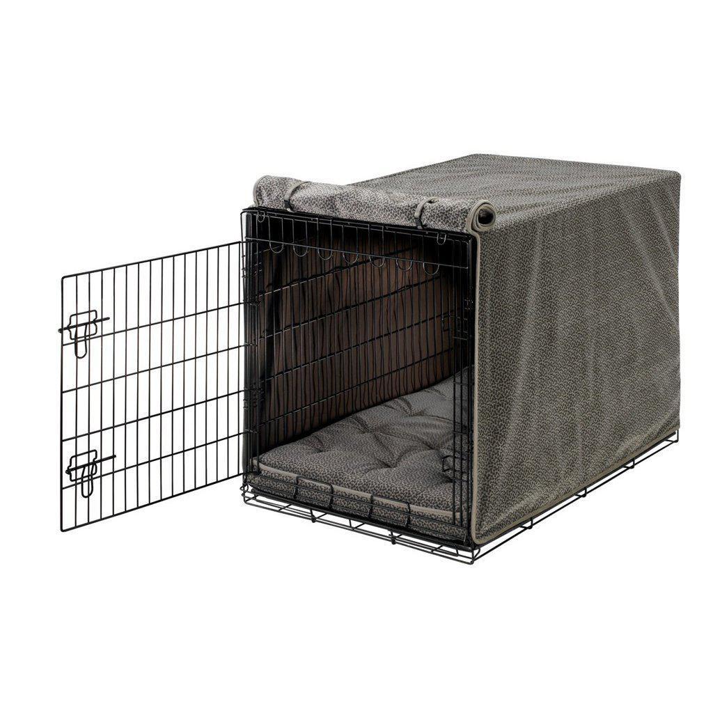 Pewter Bones Microvelvet Dog Crate Cover – Bitch New York