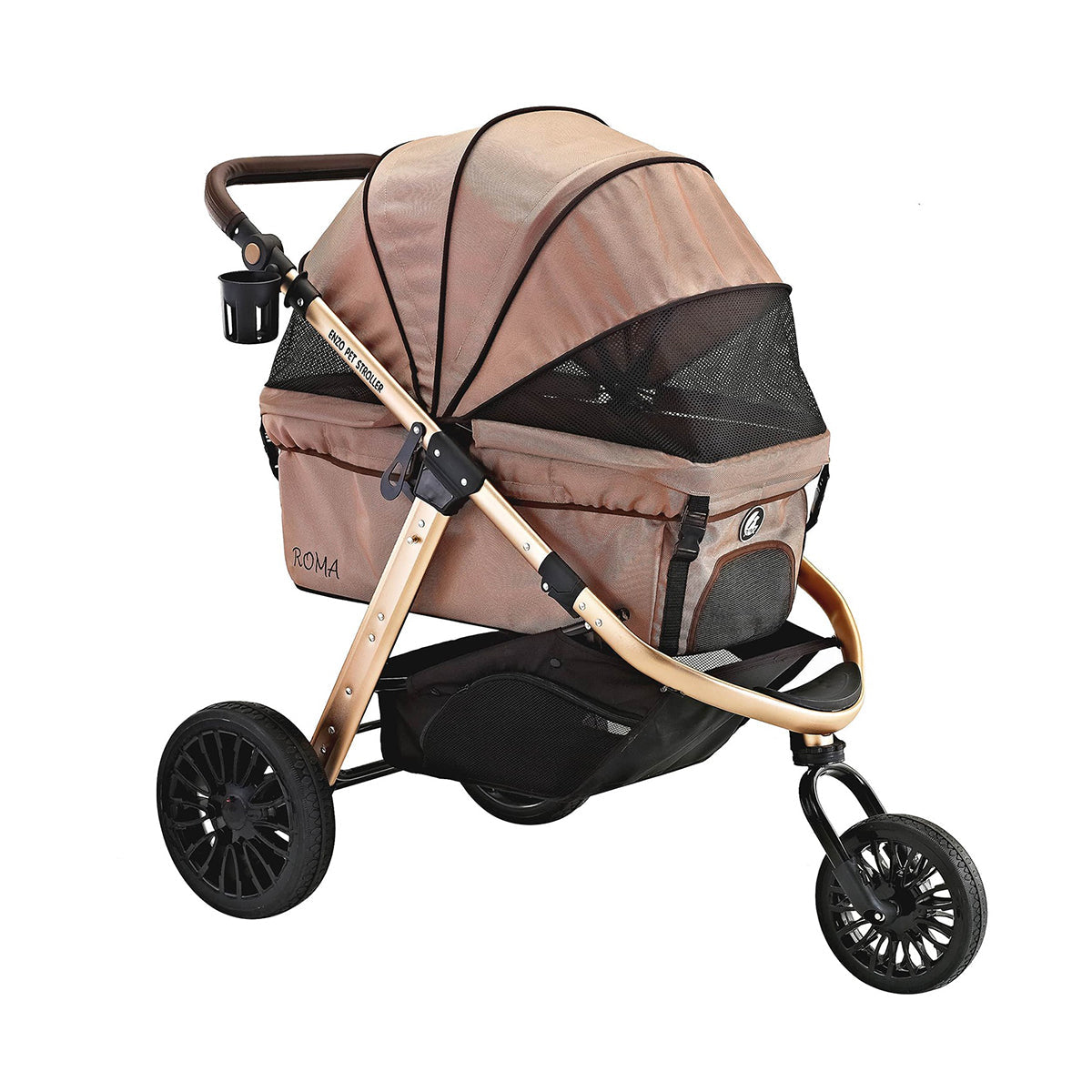 dog stroller luxury Roma Luxury Jogging Sports Stroller Gold – Bitch New York