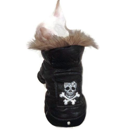 Tough Dog Black Skull Dog Coat – Bitch New York